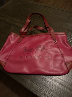 Red Coach Purse