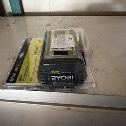 New ryobi 40v 4ah battery still in the package