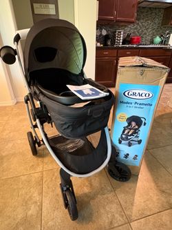 ONLY $155: 3-in-1 Baby Stroller, 3 Modes from Infant Car Seat Carrier, Infant Pramette, to Toddler