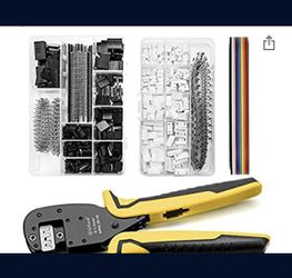Crimping Tool Kit Dupont Ratcheting Crimper Plier Set