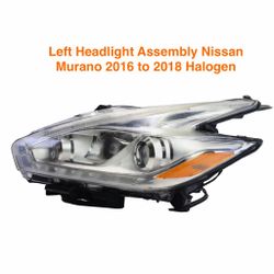 Right Headlight Assembly Nissan Murano 2016 to 2018 Halogen
