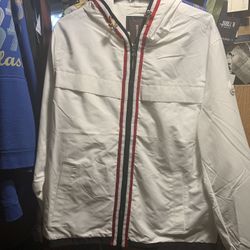Men’s Large white Michael Kors Hoodie Windbreaker Large