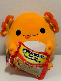 Maruchan Axolotl Super Sized 14 inch Collectible Plush by ZURU