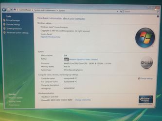 Dell all in one pc