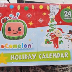 CoComelon Holiday Calendar for Kids, 24-Pieces 