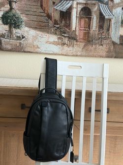 Coach leather Edge Pack Sling crossbody Bag
