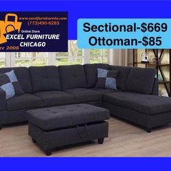💫FREE DELIVERY💫Brand New Sectional Sofa Couch 