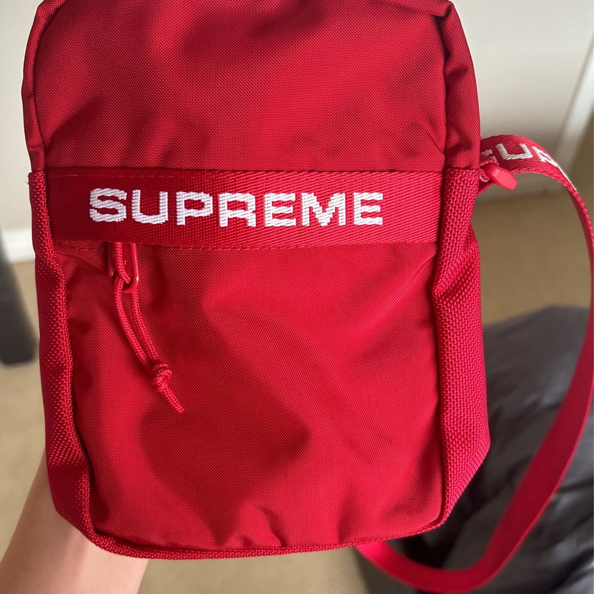 Red Supreme shoulder bag