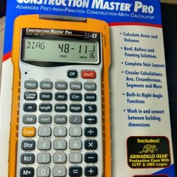 Construction Master Pro Calculator
