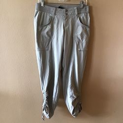 Kuhl Womens Khaki Cargo Hiking Pants (Size 4)