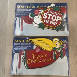 Vintage Christmas Santa Sign 