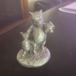 Classic Disney Winnie The Pooh And Piglet Pewter Figurine