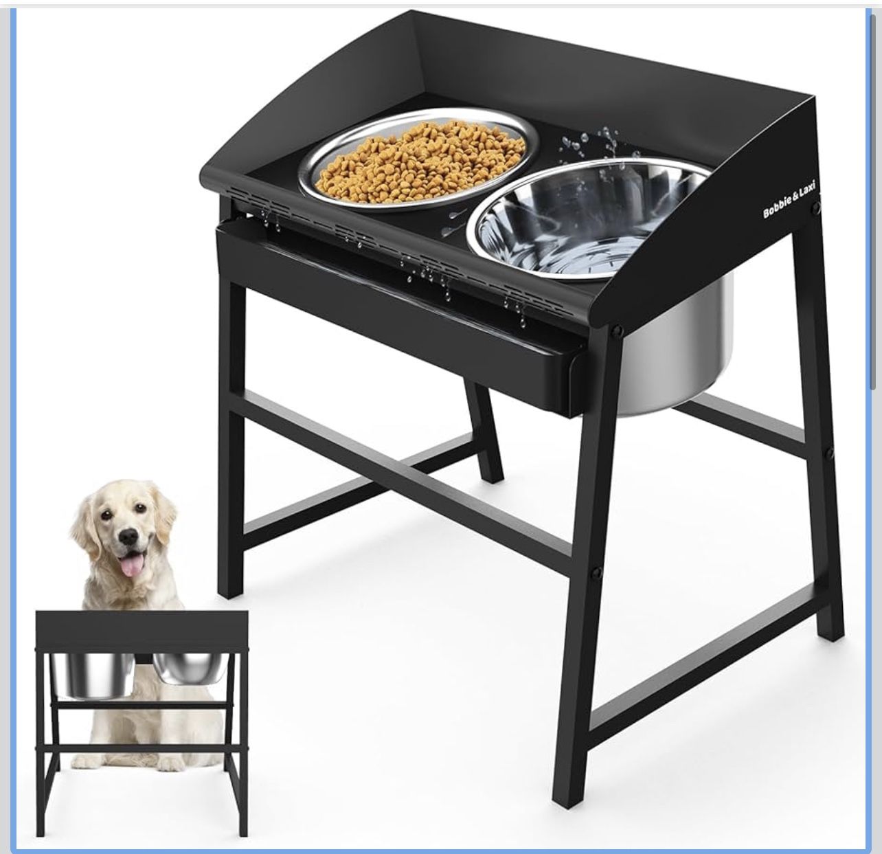 Dog Bowls for Large Dogs, 15 Inch