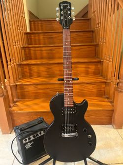 Epiphone Les Paul w/ Rogue Amp