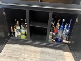 Handcrafted cabinet bar