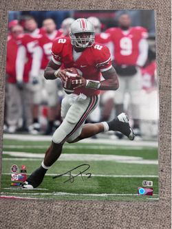 TERRELLE PRYOR Ohio State Buckeyes SIGNED Autograph 16x20 Photo - Beckett Coa