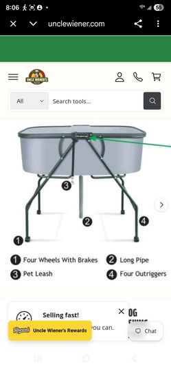 37" Foldable pet bathtub