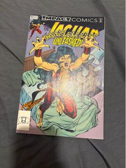 This is The Jaguar #12 published by Impact Comics in August 1992.