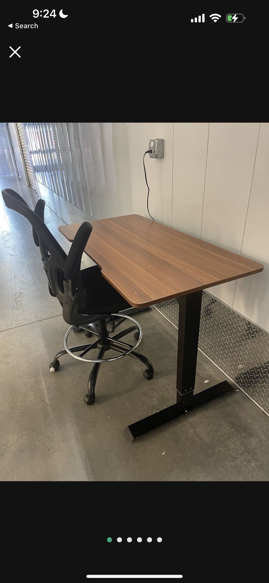 Height Adjustable Desk And Chair