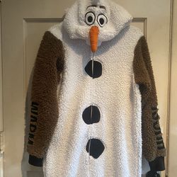 Olaf pajamas- size small adult