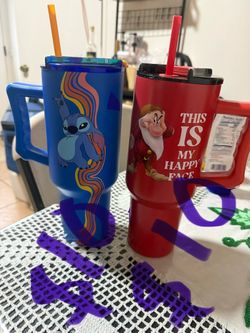 Disney Character Tumbler Cups Set off $20