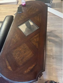 Wood tables