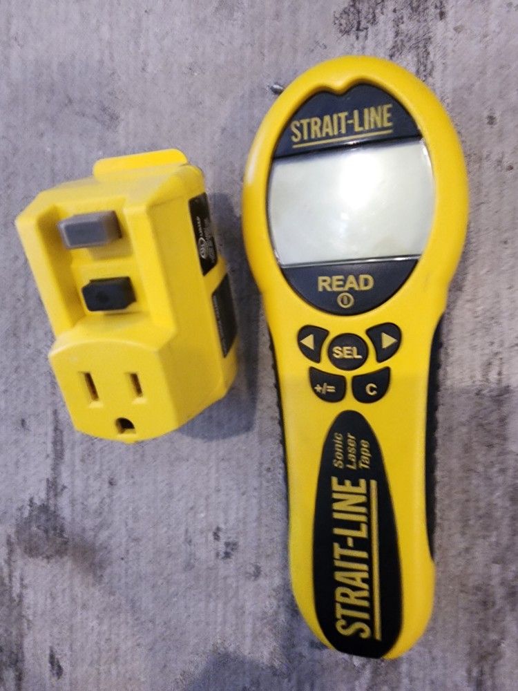 Laser Meeasure and GFCI Protector