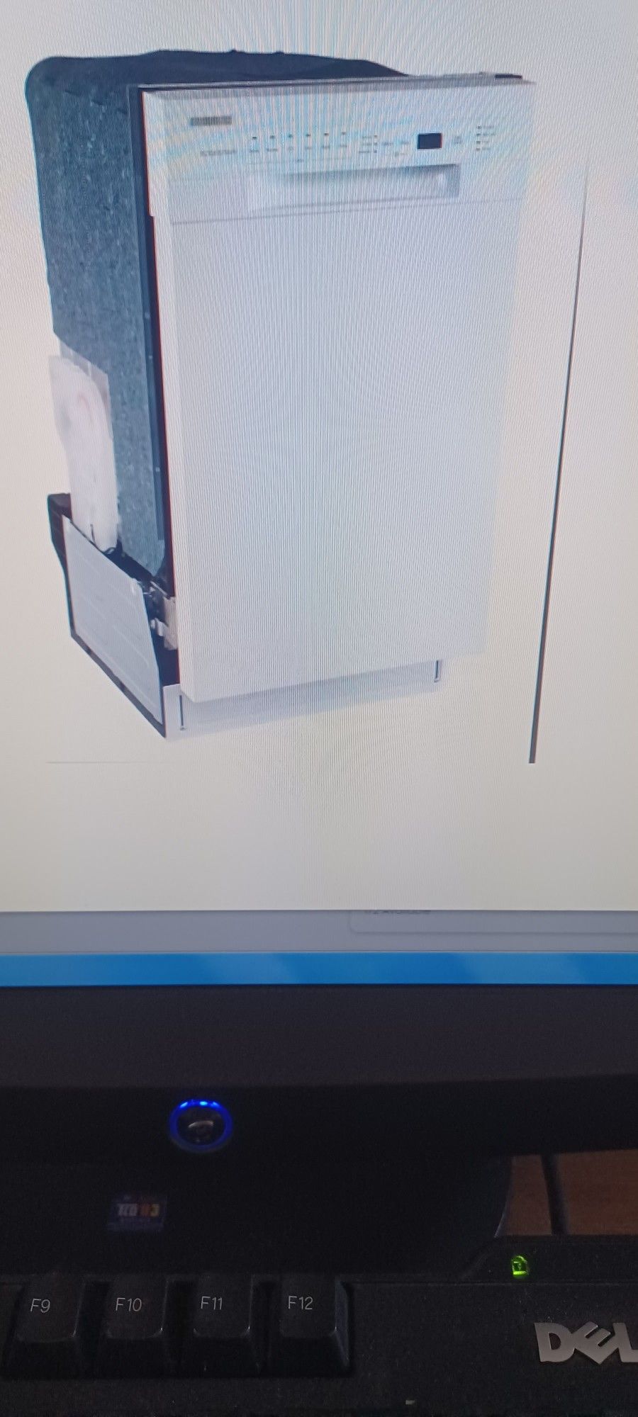 New Inbox Edge Star 18-in Front Control Built-in Dishwasher White 52 Decibel