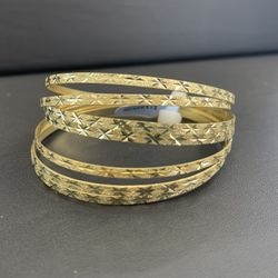 14kt 7 Day Bangle Set 