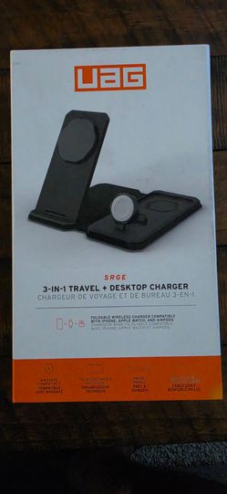 UAG SRGE 3-in-1 Travel + Desktop Charger