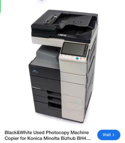 Black&White Used Photocopy Machine Copier for Konica Minolta Bizhub