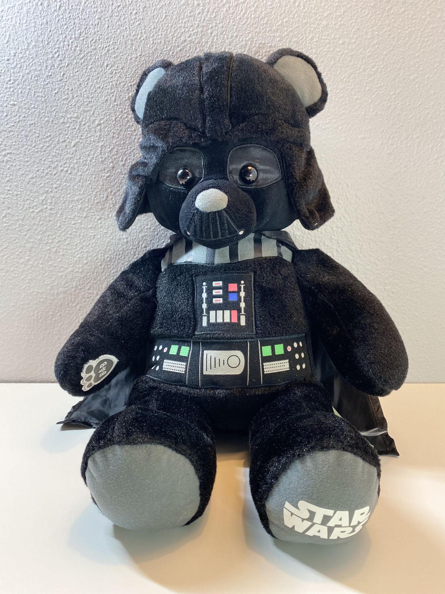 Build-A-Bear Workshop Star Wars Darth Vader Plush Teddy Bear 17.25" H