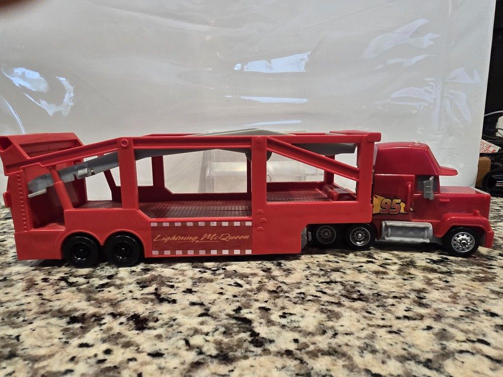 Disney Pixar Cars Mack Hualer Plastic