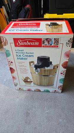 Sunbeam ice cream maker
