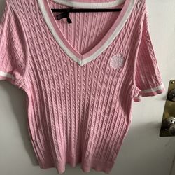 Pink Plus Size Sweater