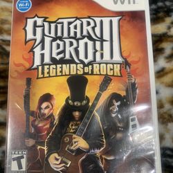 Guitar Hero III Legends Of Rock For Nintendo Wii 