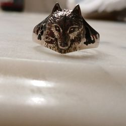 Wolf Ring Sizes 12 For Man