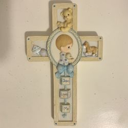 Precious Moments Boy Cross Decor