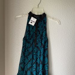 Brand New Womans Forever 21 brand Blue Floral Dress Up For Sale  