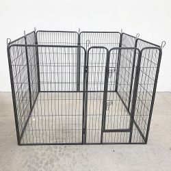 New in box $135 Heavy Duty 48” Tall x 32” Wide x 8-Panel Pet Playpen Dog Crate Kennel Exercise Cage Fence