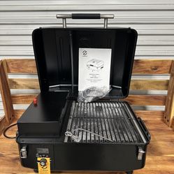 New)Z GRILLS ZPG-200A Pro Portable Wood Pellet Grill & Smoker 8 in 1 BBQ Grill Digital Control System, 202 Sq in Black.