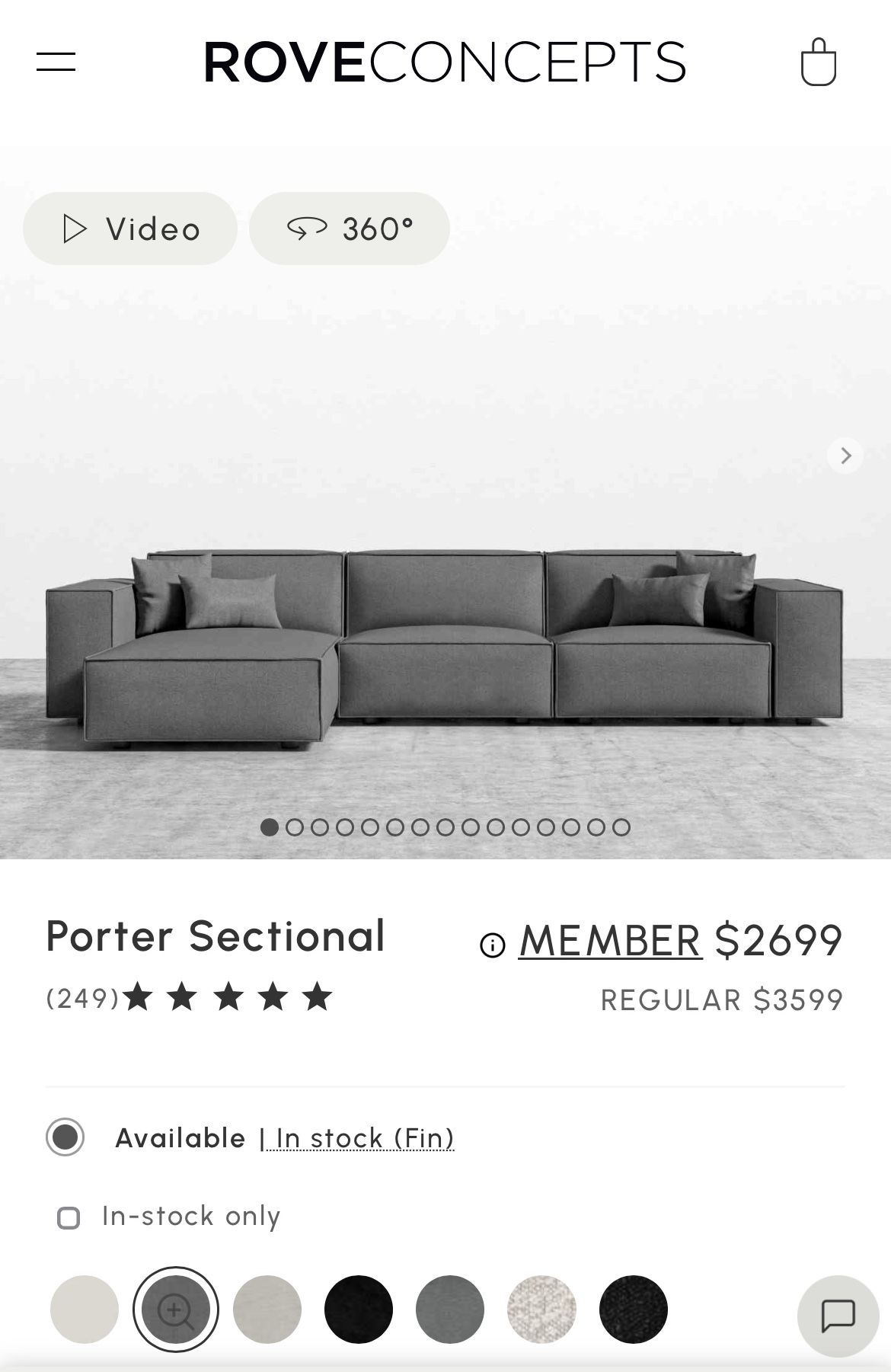 Rove Concept Sectional Sofa