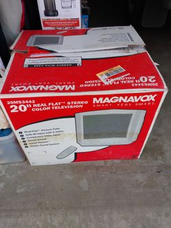 Brand New! Magnavox 20MS3442 20" Real Flat Stereo Color CRT TV
