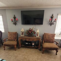 accent arm chair 29x23 X36Set Of 2 $140 Both 