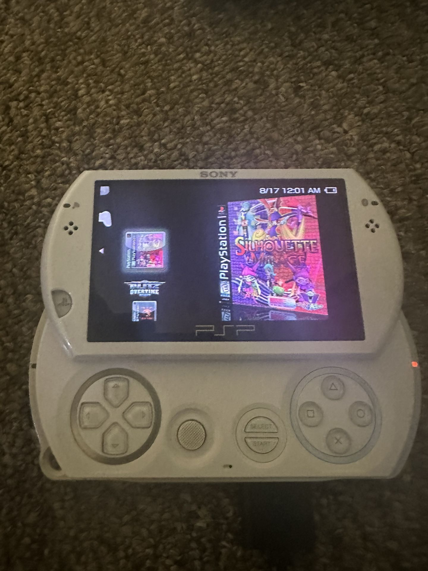 Pearl White Psp Go USA Console