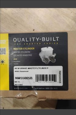 Quality-Built Brake Master Cylinder NM55005B — New With Reservoir