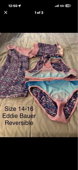 Eddie Bauer 4piece reversible swimsuit