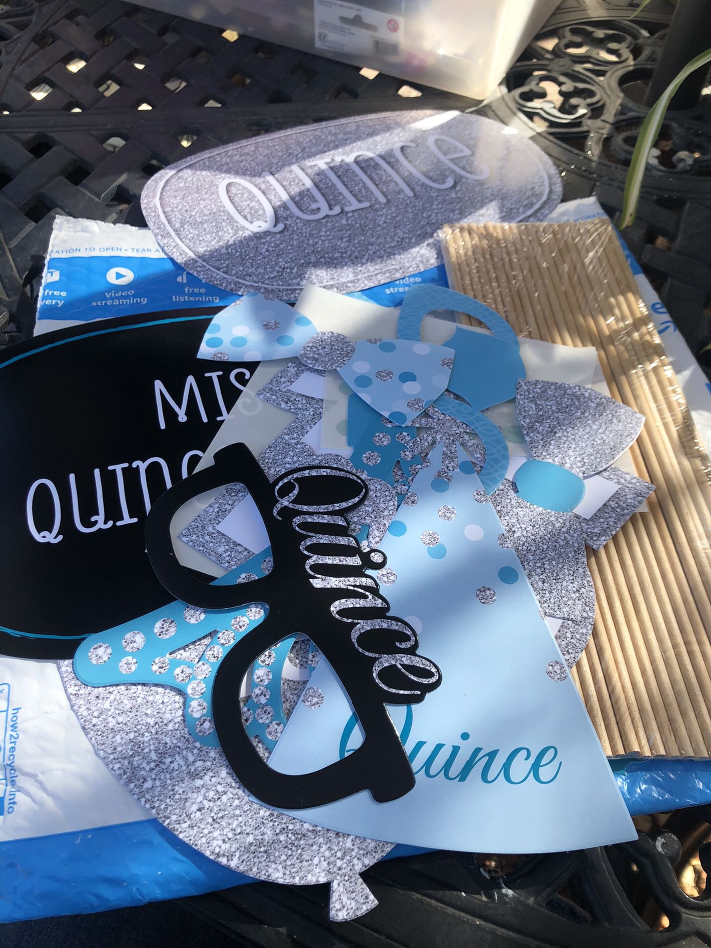 Quinceñera Photo Booth Props
