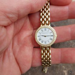 Tiffany & Co. 14k Gold And Diamond Women's Quartz Watch 21mm