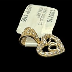 Cz Heart pendant 